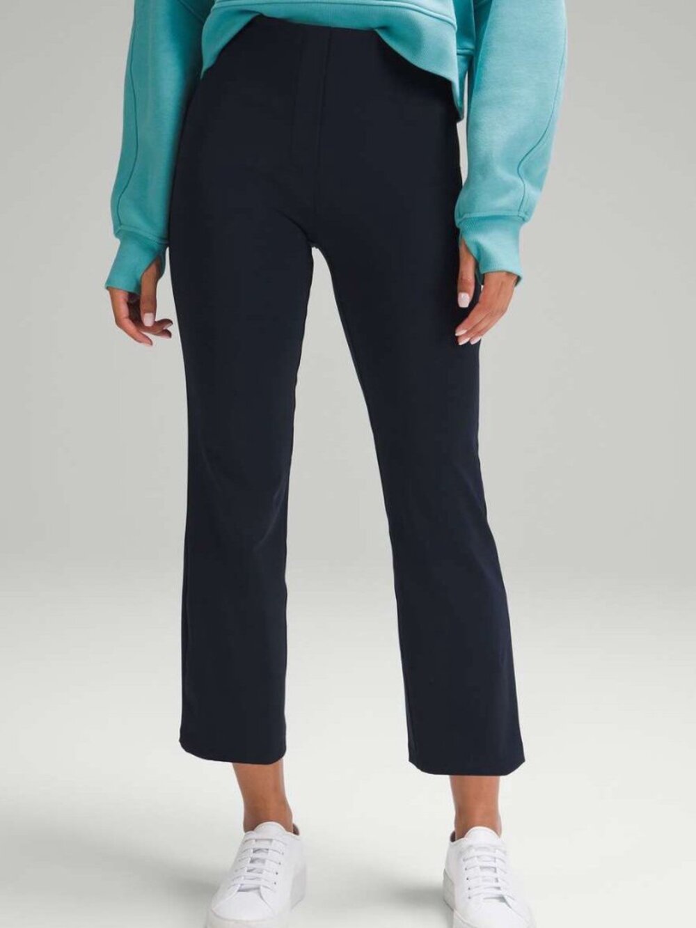 Lululemon Smooth Fit Pull-On High-Rise Cropped Pant Navy Size 6